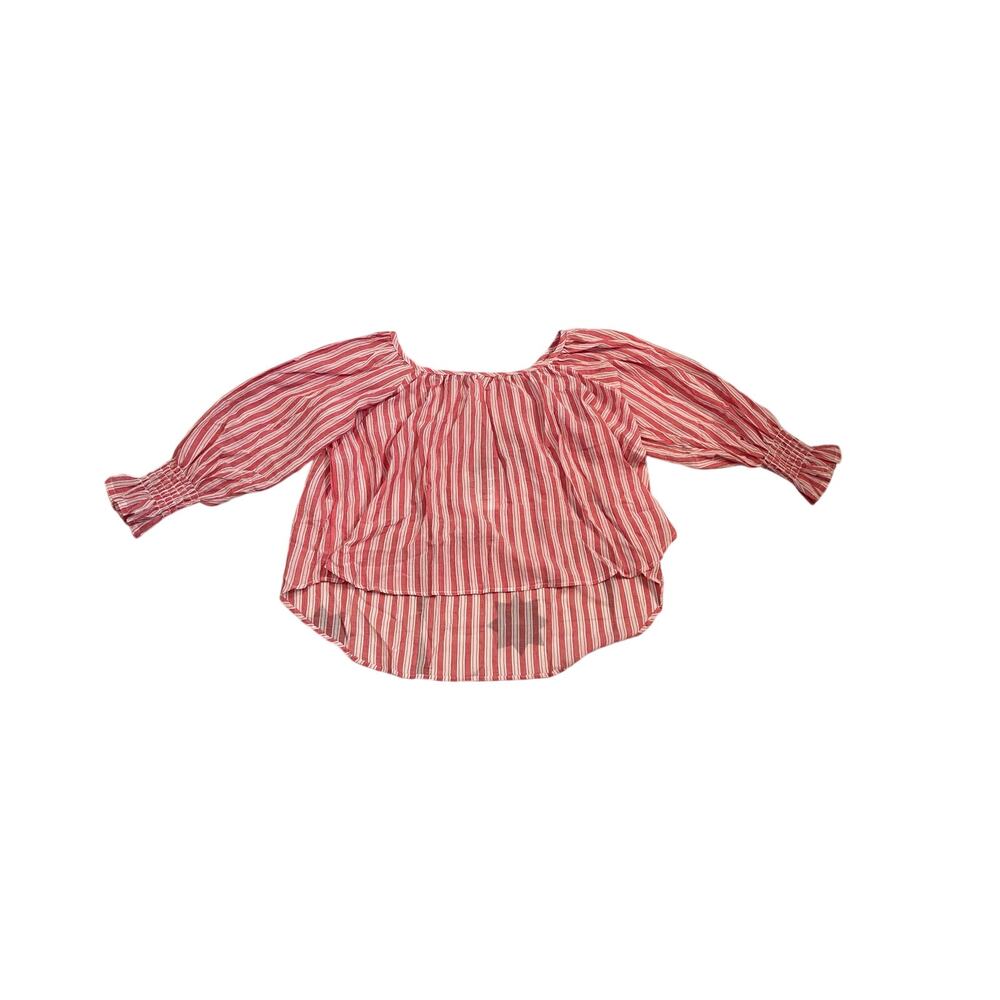 Felicite Smock Sleeve Top Stripe Cotton NWT Size: 2